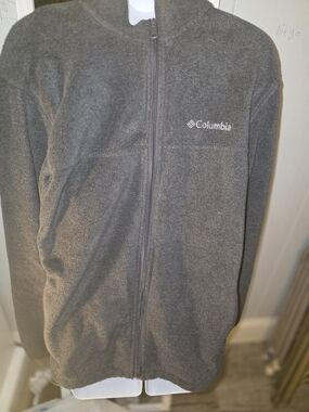 Columbia Men's Gray Full-Zip Fleece Jacket